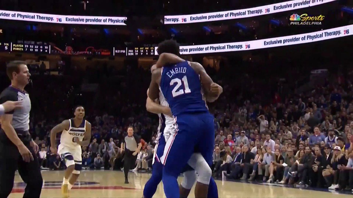 Who remembers when Joel Embiid OWNED KAT in a fight