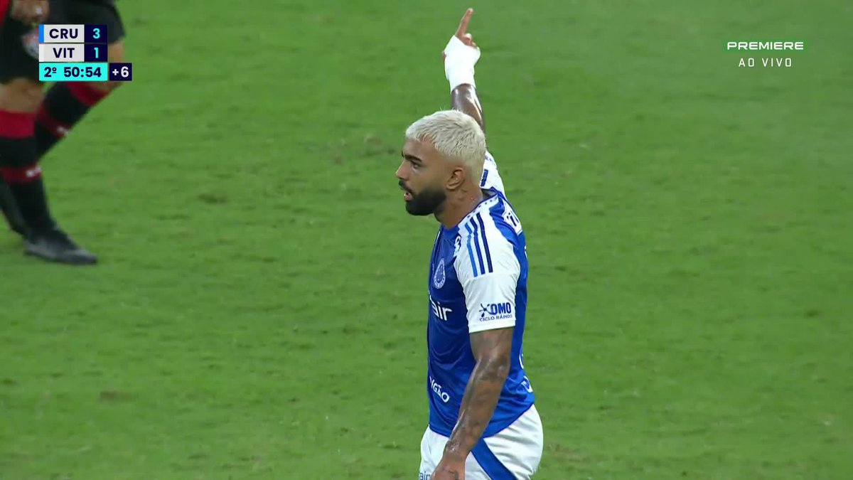 Que canudo do Gabigol. 🎥 Premiere | ge