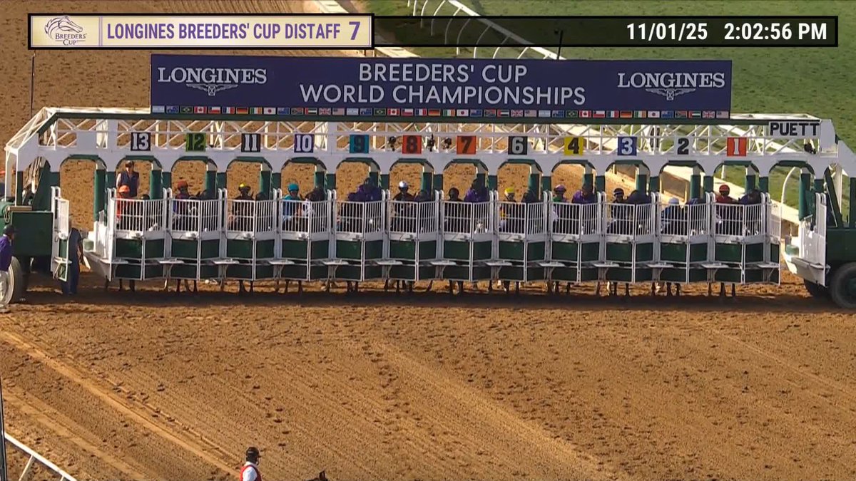 Power, poise and perfection! Scylla takes the $2 Million Longines Watch Co. #BreedersCup Distaff! 💎 #BC25 Congrats to the connections! J: Junior Alvarado T: Bill Mott O: Juddmonte B: Juddmonte Farms Inc