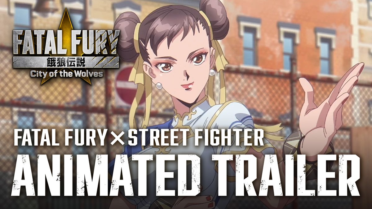 This winter, Chun-Li from Street Fighter joins FATAL FURY: City of the Wolves! 🌸 Check out the new animated trailer by Masami Obari! #FatalFury #CotW_ChunLi
