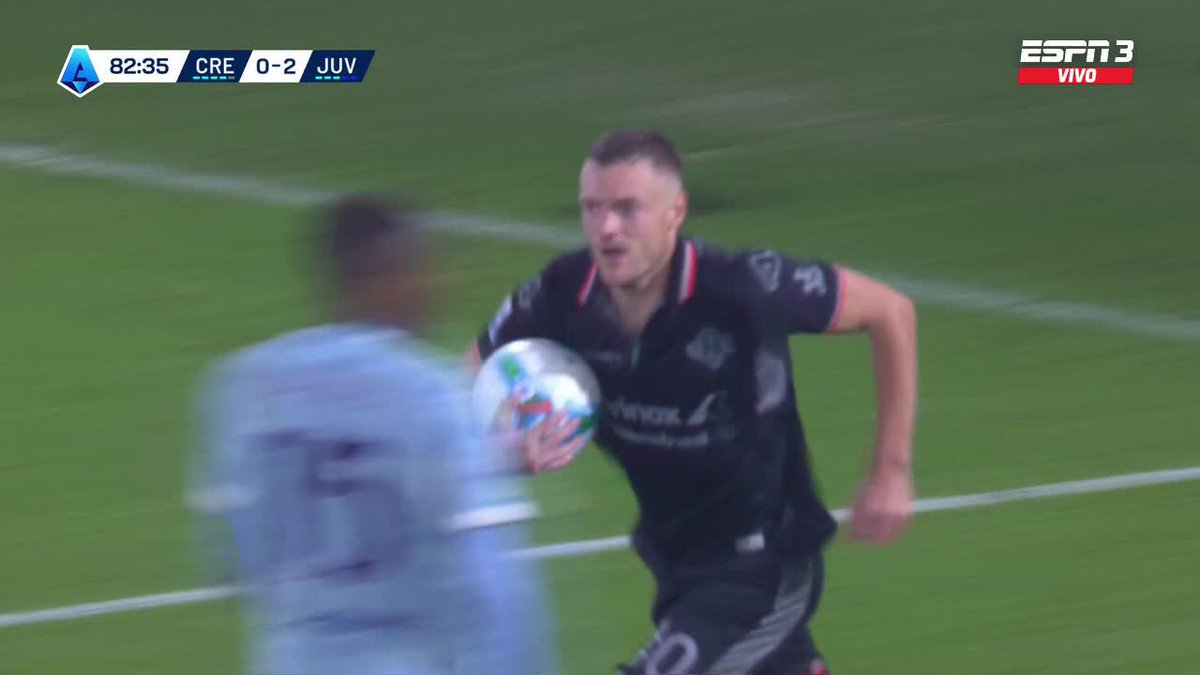 El gol de Jamie Vardy a la Juve, a sus 38 AÑOS.