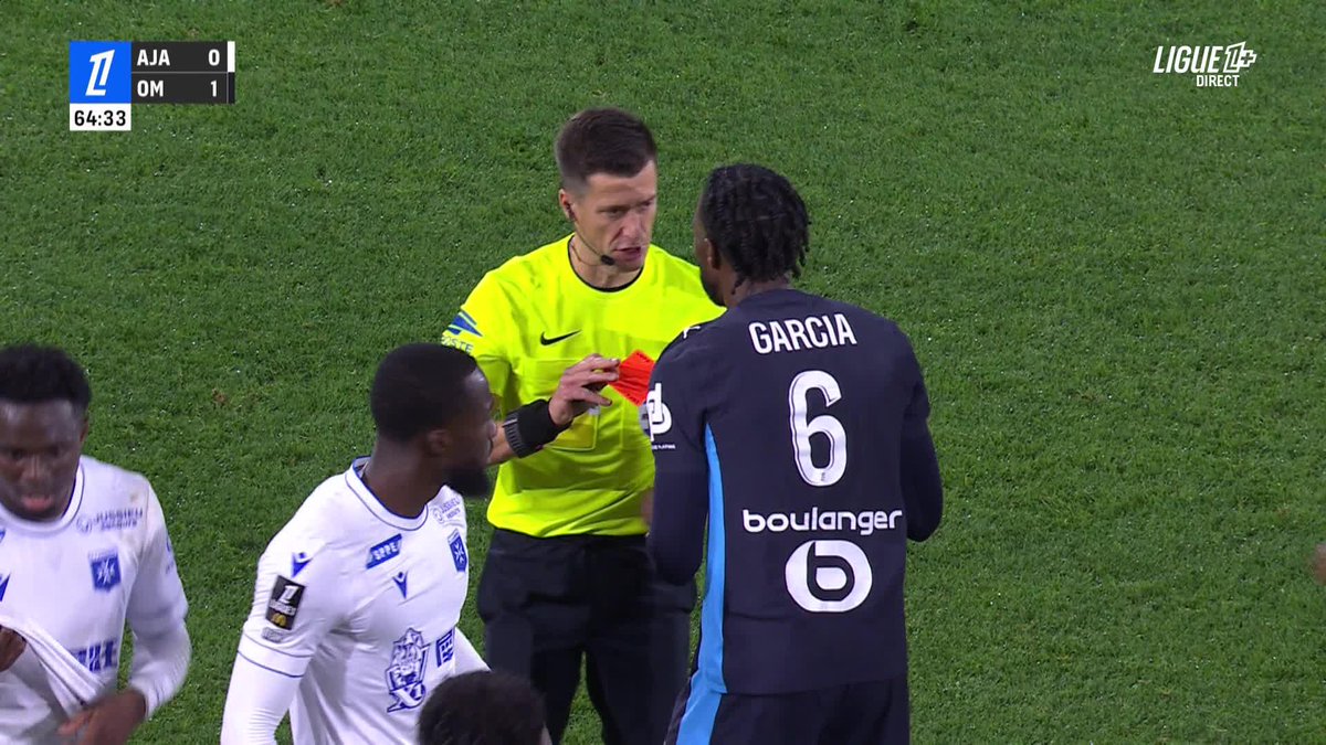 CARTON ROUGE POUR ULISSES GARCIA ! L’OM VA FINIR ENCORE À 10 À AUXERRE !!! 🟥 🎥 L1+