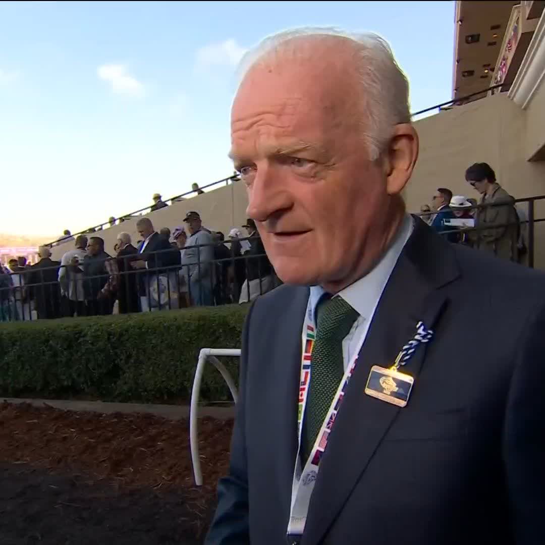 🗣️ "I just couldn't believe it." Another one for the CV - Willie Mullins saddles a winner at the Breeders' Cup