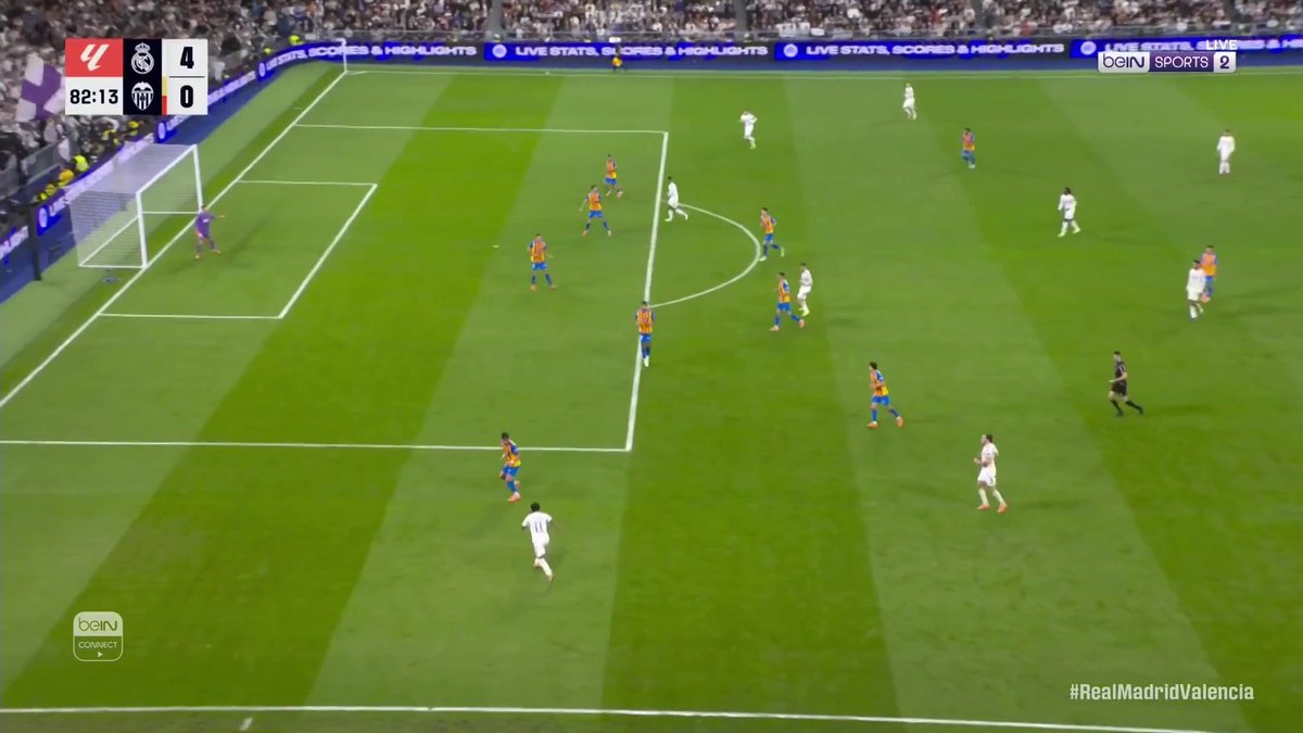 ألفارو كاريراس يضيف الهدف الرابع لريال مدريد 🎯⚽️ #الدوري_الإسباني #ريال_مدريد #فالنسيا