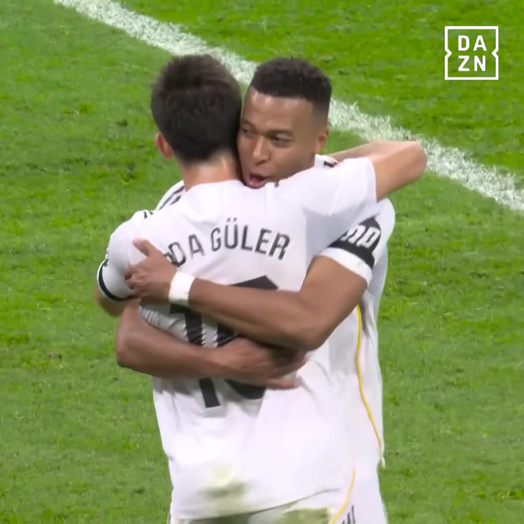 Güler und Mbappe - was für ein Duo #DAZNmoment #LaLiga #RMAVAL