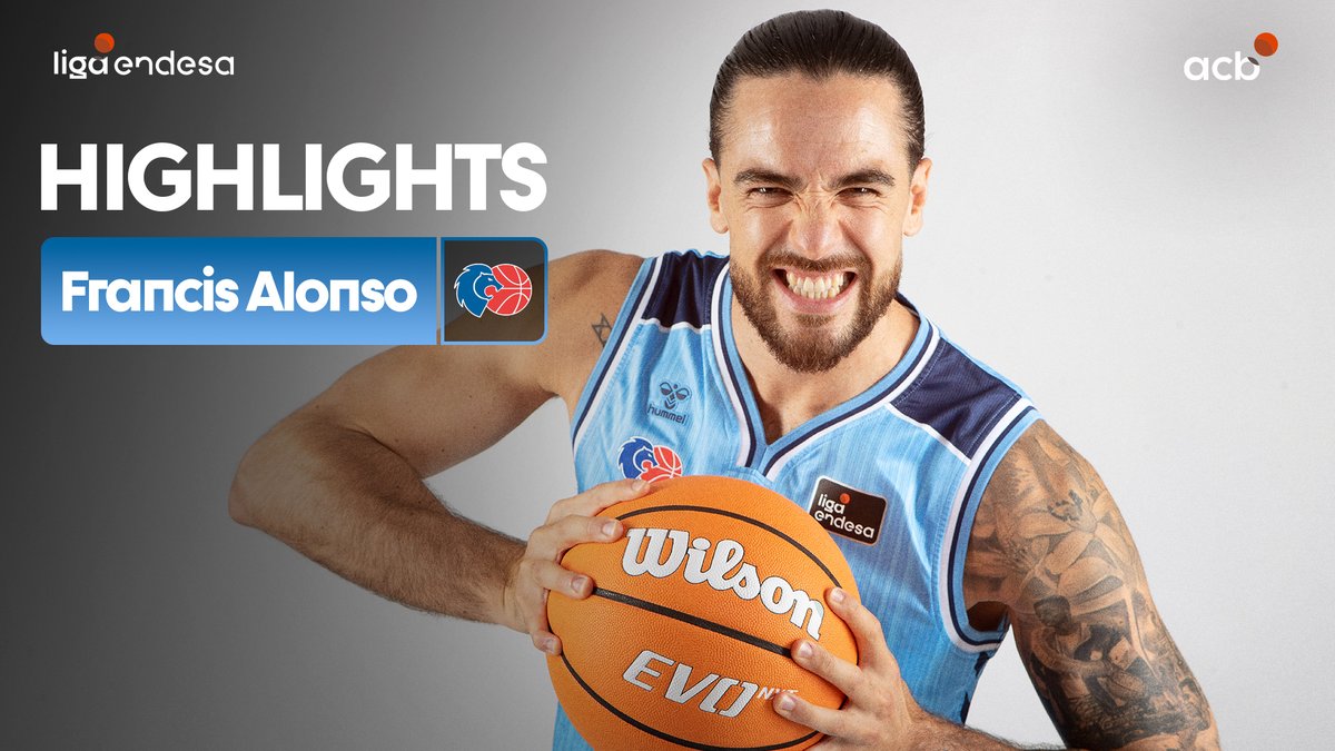 FRANCIS ALONSO, la referencia ofensiva celeste 🦁 ✨ El malagueño lideró el ataque breoganista para conseguir la primera victoria de la temporada de Río Río Breogán en el Pazo: 1⃣8⃣ puntos 4⃣ triples 1⃣8⃣ de valoración #LigaEndesa
