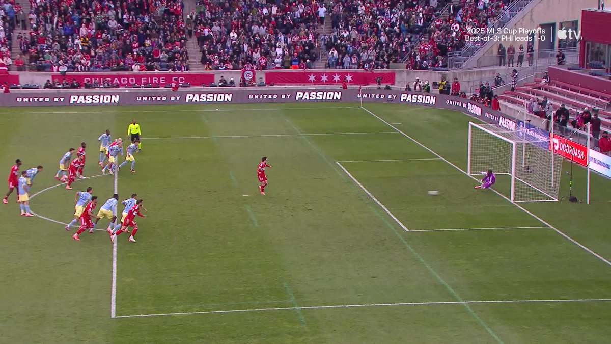 Andre Blake being Andre Blake. 👏 A huge penalty save to keep Chicago off the board. // Audi MLS Cup Playoffs