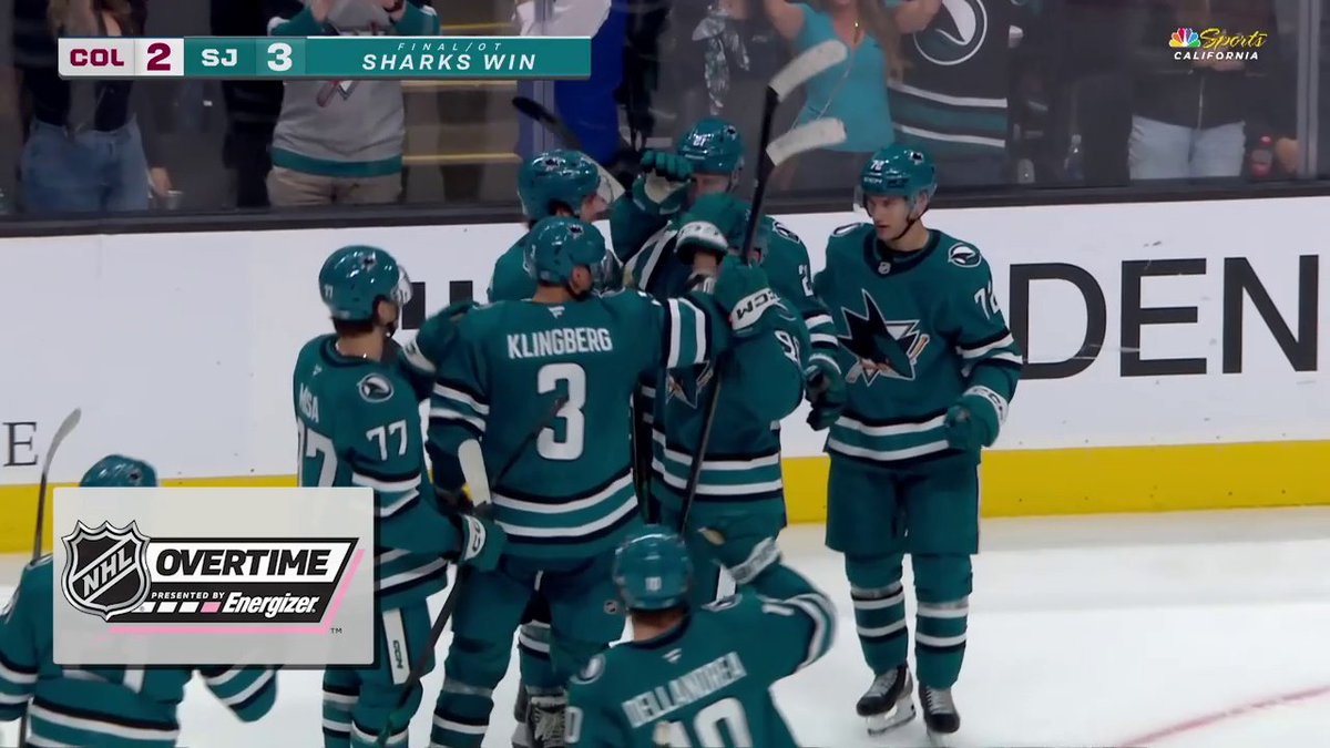 SHARKS WIN 🦈 Philipp Kurashev wins it in Energizer OT!