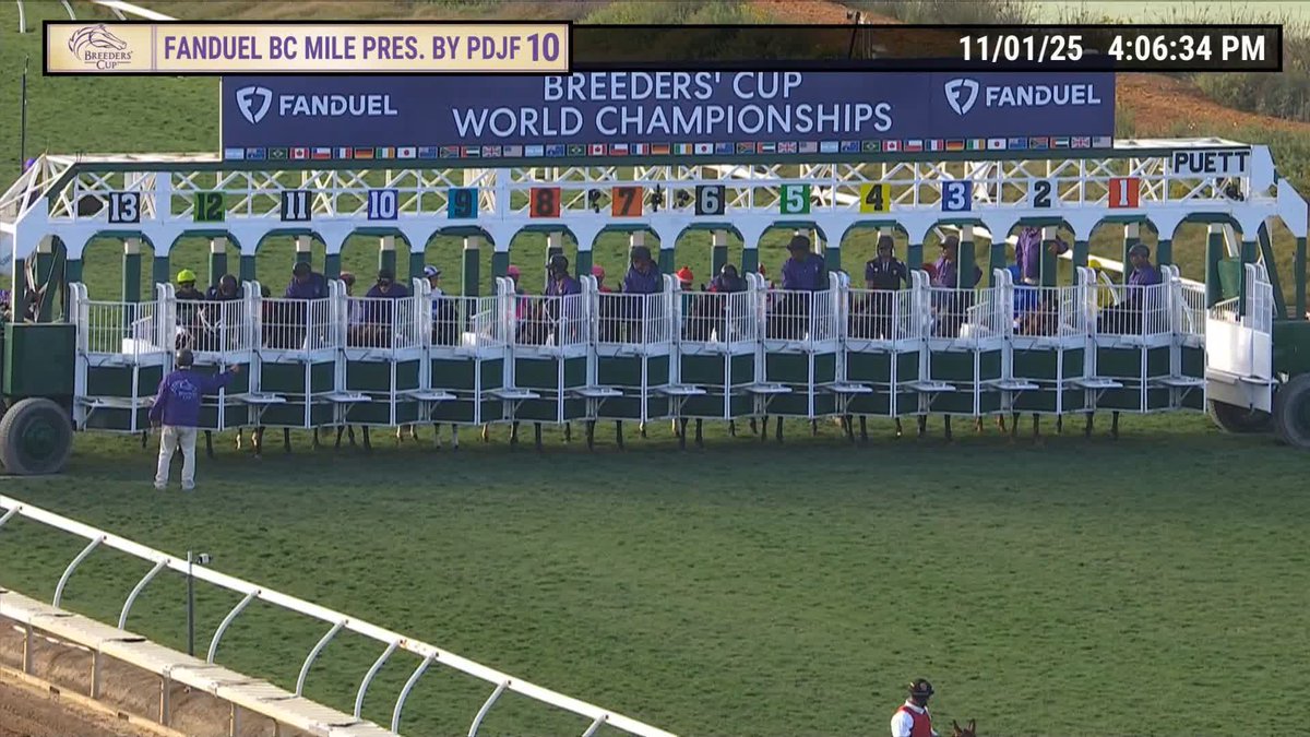 Poetry in motion over the Del Mar turf. 💚 Notable Speech claims #BC25 glory in the FanDuel #BreedersCup Mile presented by PDJF! Congrats the connections! J: William Buick T: Charles Appleby O: Godolphin, LLC B: Godolphin