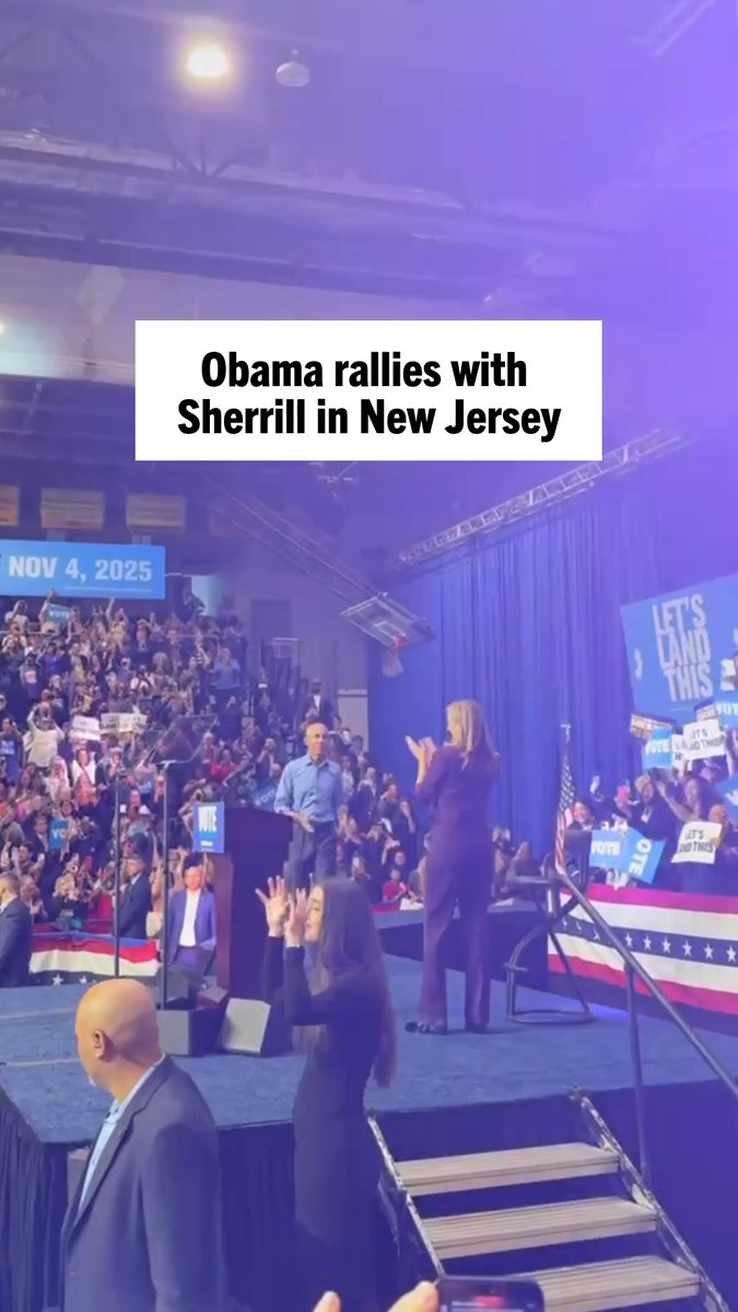President Barack Obama: “New Jersey, it’s time to point America in a better direction by electing Mikie Sherrill.”