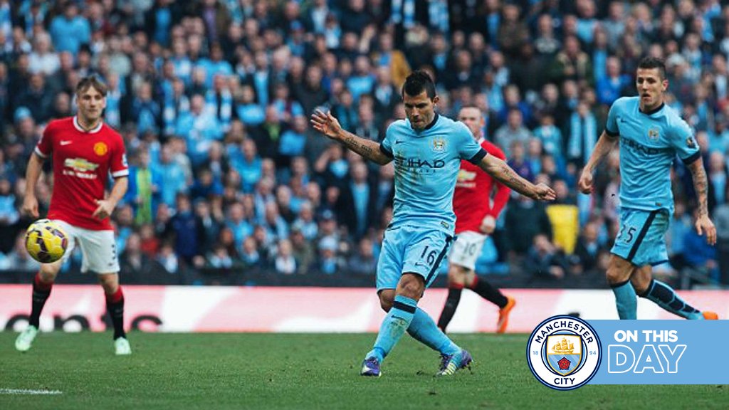 #OnThisDay: #ManCity 1-0 Manchester United [2014] ⚽️ [63'] Sergio Kun Aguero