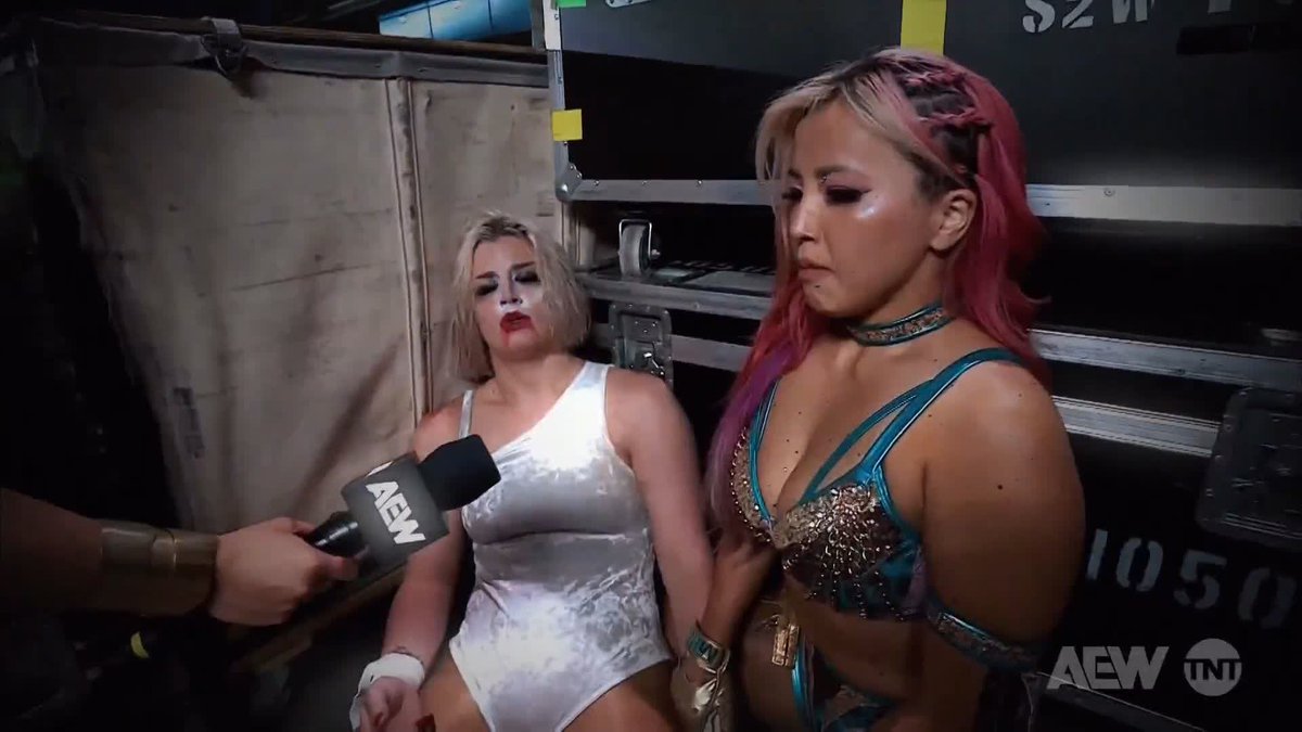 "Timeless" Toni Storm + Mina Shirakawa♡白川未奈 come together as the Timeless Love Bombs to enter the AEW Women's World Tag Team Title Tournament! Watch #AEWCollision on TNT &amp; HBO Max