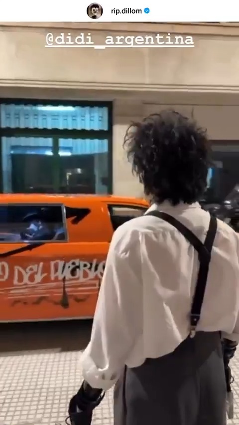 "Dillom": Porque viajó a su fiesta de #Halloween en ‘La Limo del Pueblo’ de DiDi