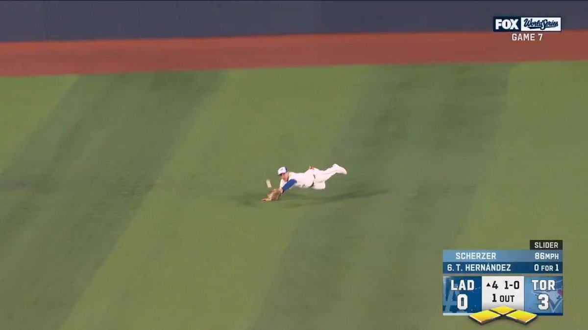The Dodgers get a run back ... But Daulton Varsho's stellar play prevents further trouble 🔥