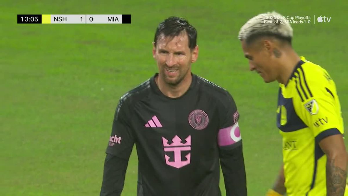 ¡¡INCREÍBLE EL GOL QUE ERRÓ LEO MESSI!! ¡¡ERA EL 1-1 PARCIAL DEL INTER MIAMI ANTE NASHVILLE EN LO QUE TERMINÓ SIENDO DERROTA 2-1 DE LAS GARZAS!! 📹 Major League Soccer on Apple