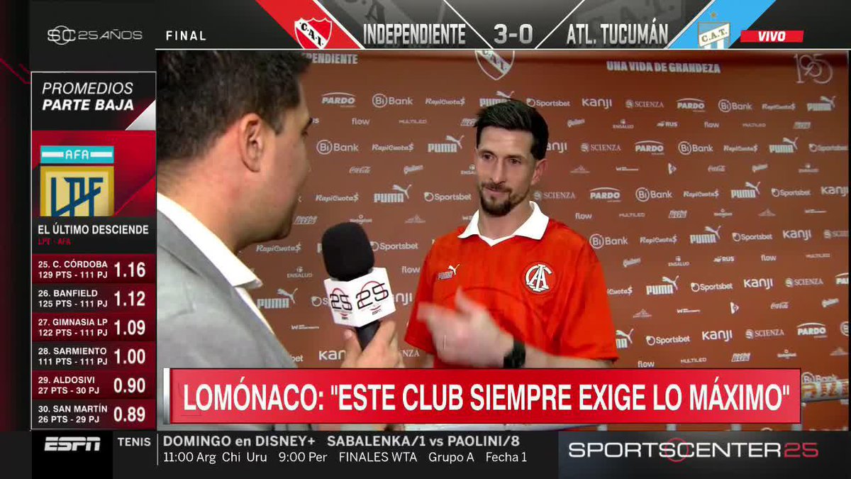 🎙️ "QUÉ MICRÓFONO METISTE" 🙌 "FELIZ ANIVERSARIO" 🤝 El saludo de Rodrigo Rey a #SportsCenter por los 25 años 🤩 #SC25 📺 #SportsCenter | #DisneyPlus Plan Premium