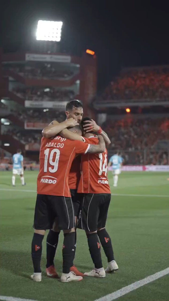 El gol de Matías Abaldo desde adentro del campo de juego. #TodoRojo 🔴