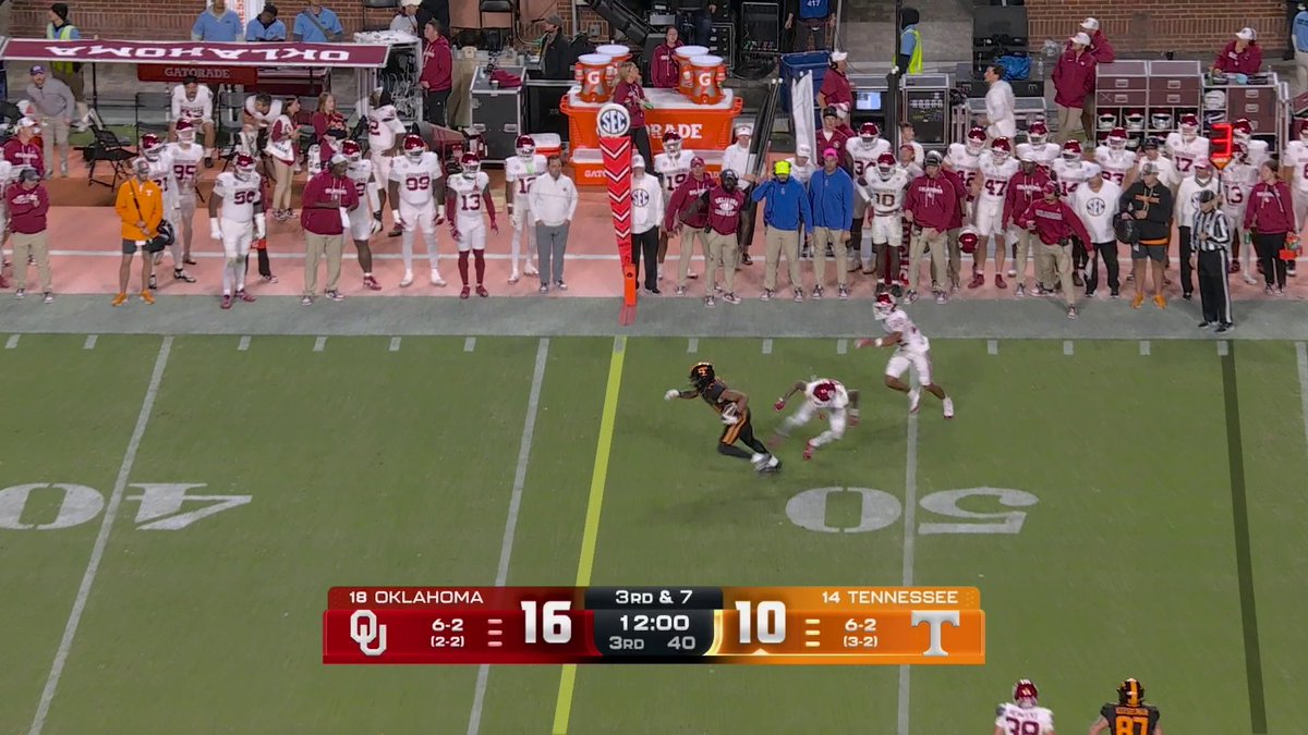 BRAYLON STALEY MADE TWO DEFENDERS MISS FOR THE TD 🔥 We've got a game on ABC and the ESPN app 👀