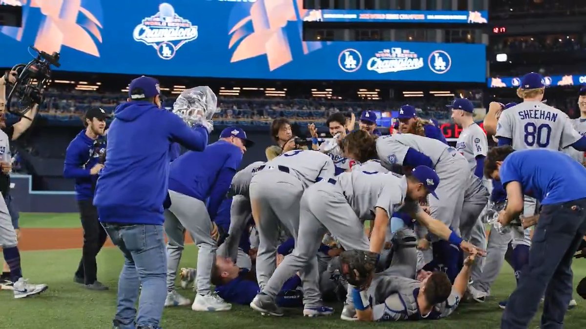 California Dreamin’ The Los Angeles Dodgers did it again 😮