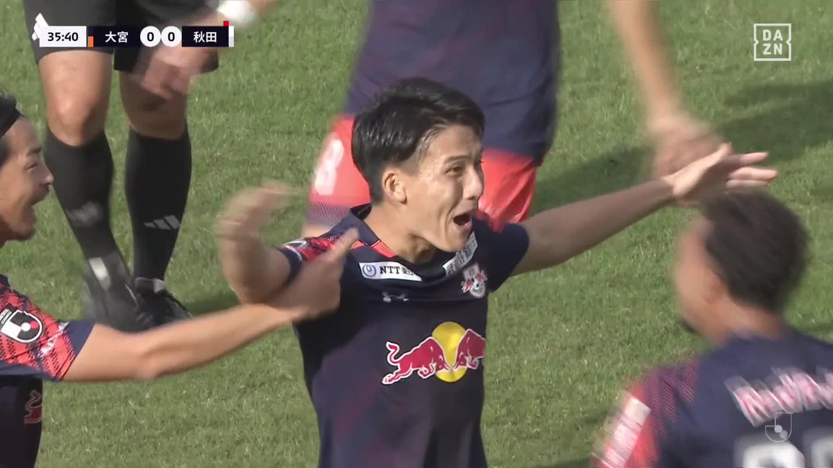 キャノン砲、炸裂🚀 最後尾からまさに目の覚める一撃! DF村上陽介が衝撃のゴラッソ🔥 🏆明治安田J2リーグ第35節 🆚大宮×秋田 📺#DAZN LIVE配信中 #Jリーグ #だったらDAZN #Jみようぜ