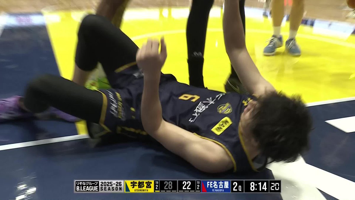 11/2(日) FE名古屋戦 2Q トランジションから#6 比江島選手がファウルを受けながらも、ねじ込んでAND1!! ▼LIVE配信 #比江島慎 #Transcend #BREX