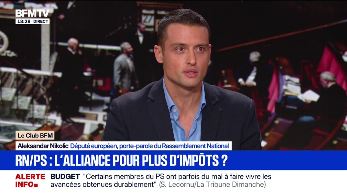 « la France a le plus haut taux de prevelement dans le PiIB » 🤡 encore une nullité #RN ! C’est effrayant 😧 Quand les Français vont-ils enfin ouvrir les yeux ! Le même qui evidemment votera la censure en face d’une Obono ravie ! Séquence Lunaire 😂
