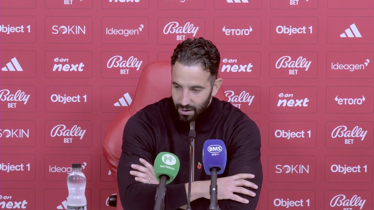 🗣️ ''In the past if we have a bad five minutes and suffer two goals, we don't recover but today is a different feeling...but we dropped two points here, we should have done better'' Ruben Amorim believes his side dropped two points but loved the character his players showed 🫰