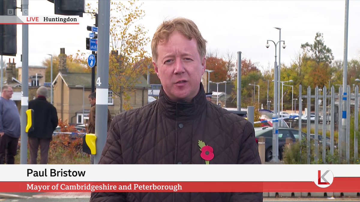 “It’s a truly horrendous incident” Cambridgeshire and Peterborough mayor Paul Bristow responds to the attack on a train in Huntingdon #BBCLauraK