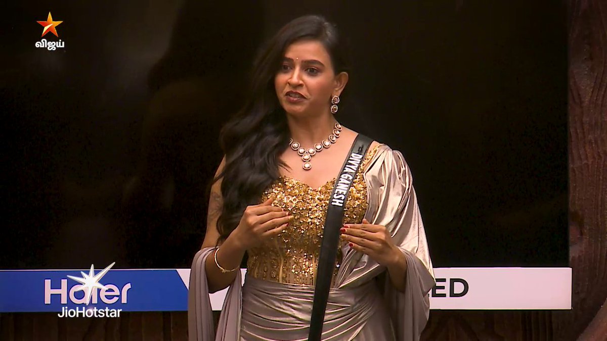 Hello everyone 👋 Let's go!!! 😊 #DivyaGanesh #BiggBossTamil9 #BiggBossTamil