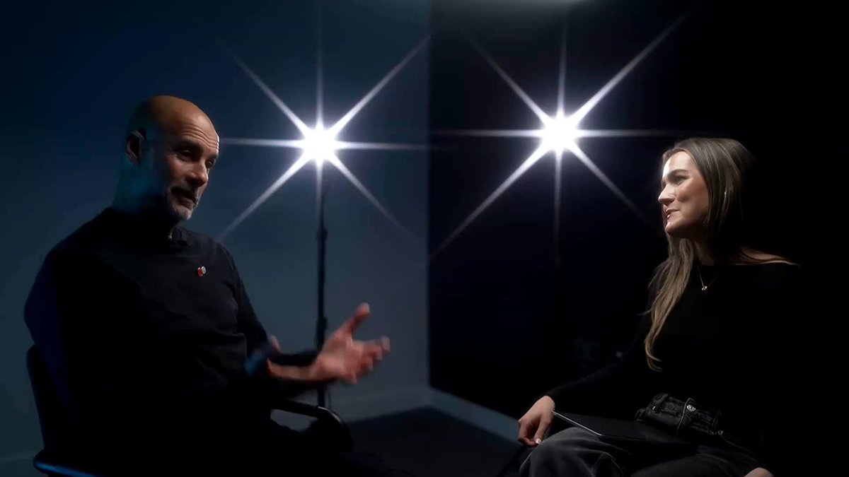 Pep Guardiola on Rayan Cherki. ✨ 🗣️ “He's a free soul.” 🎥 via Sky Sports Premier League