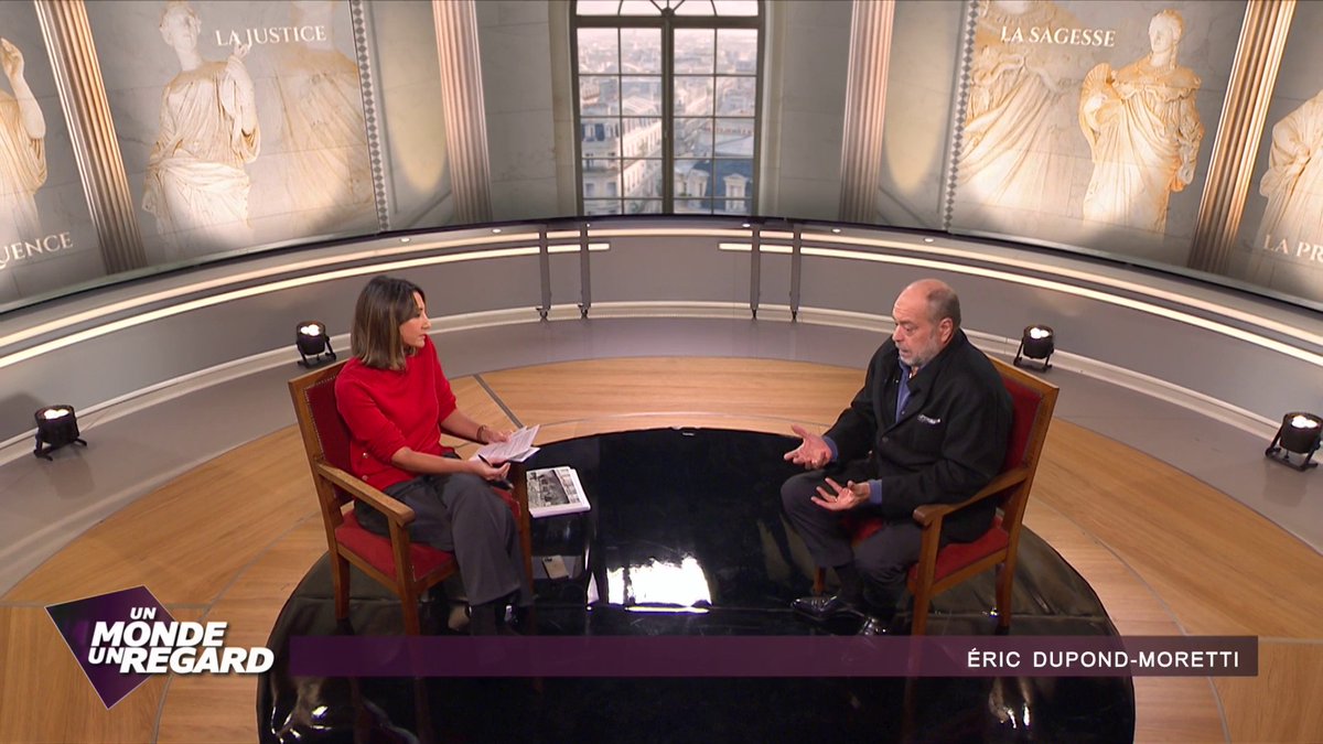 « Je trouve que ce qu’a fait Edouard Philippe est scandaleux, et il est au fond à la loyauté ce que Richter est au séisme, une référence » ironise Eric Dupond-Moretti toujours fidèle à Emmanuel Macron #UMUR Rebecca Fitoussi