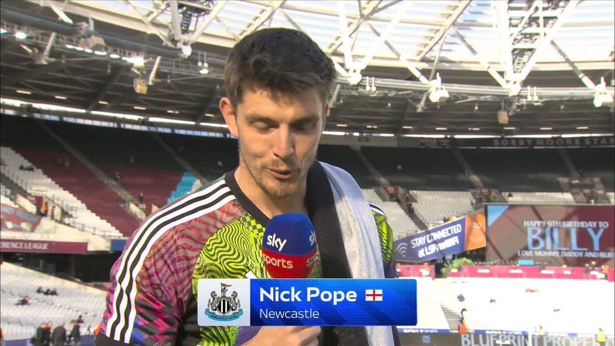 Nick Pope is hoping Newcastle can turn their away form around with a win today! ⚫️⚪️
