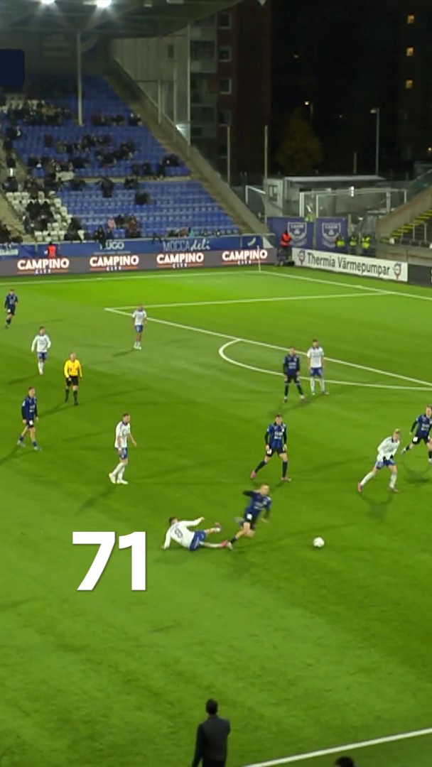 71 (!) passningar i rad 🤯 IK Sirius i 2-0-ledning i slutskedet av matchen borta mot IFK Norrköping. 📲 Se Allsvenskan på HBO Max.