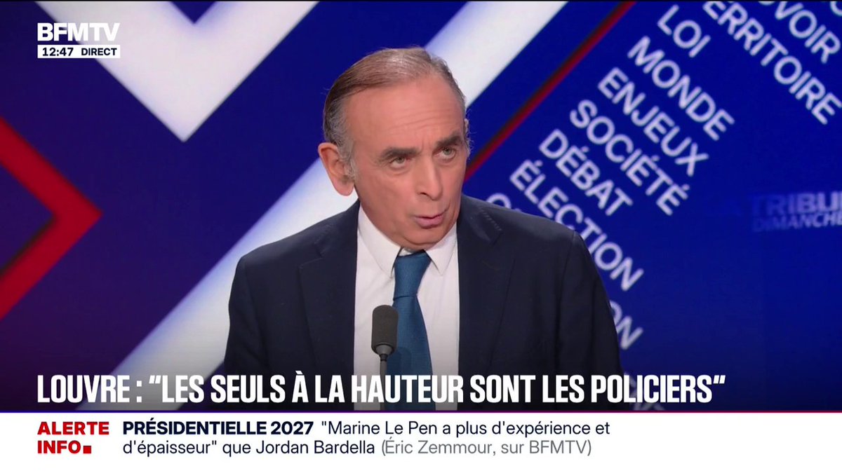 🔴ALERTE VIDÉO - La « vision transgressive du patrimoine » ne vise pas la préservation, elle « ne permet qu’à des artistes contemporains le plus souvent minables, de profiter de l’aura des œuvres sublimes du passé ». Zemmour réclame la démission de Dati