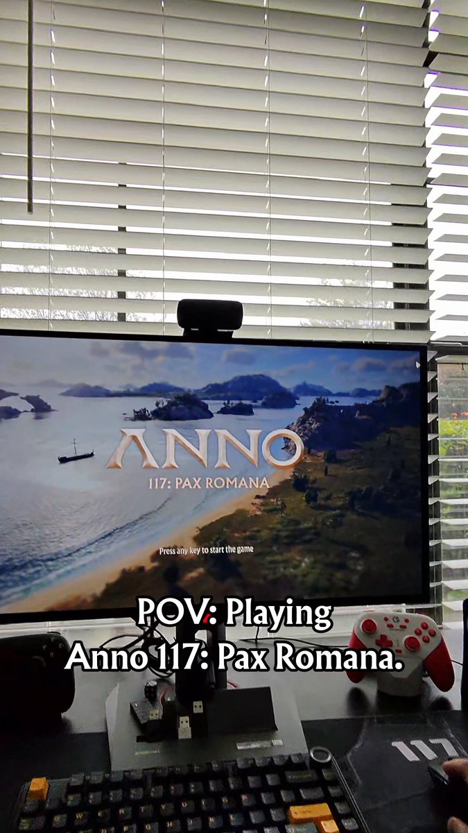 First time playing Anno 117: Pax Romana and I already spent the empire’s budget on vibes 💀 #anno117 #rome #romanempire