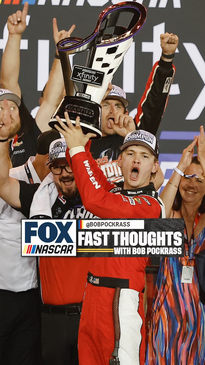 Do you accept Jesse Love as the 2025 NASCAR Xfinity Series champion? Fast Thoughts with Bob Pockrass: