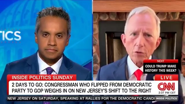 NEW: "If we win, it's extraordinary." New Jersey's GOP Rep. Jeff Van Drew tells Manu Raju he's confident Republicans will his state's governor's race. Plus, he weighs in on whether he thinks the vote will act as a referendum on President Trump and his policies. #InsidePolitics