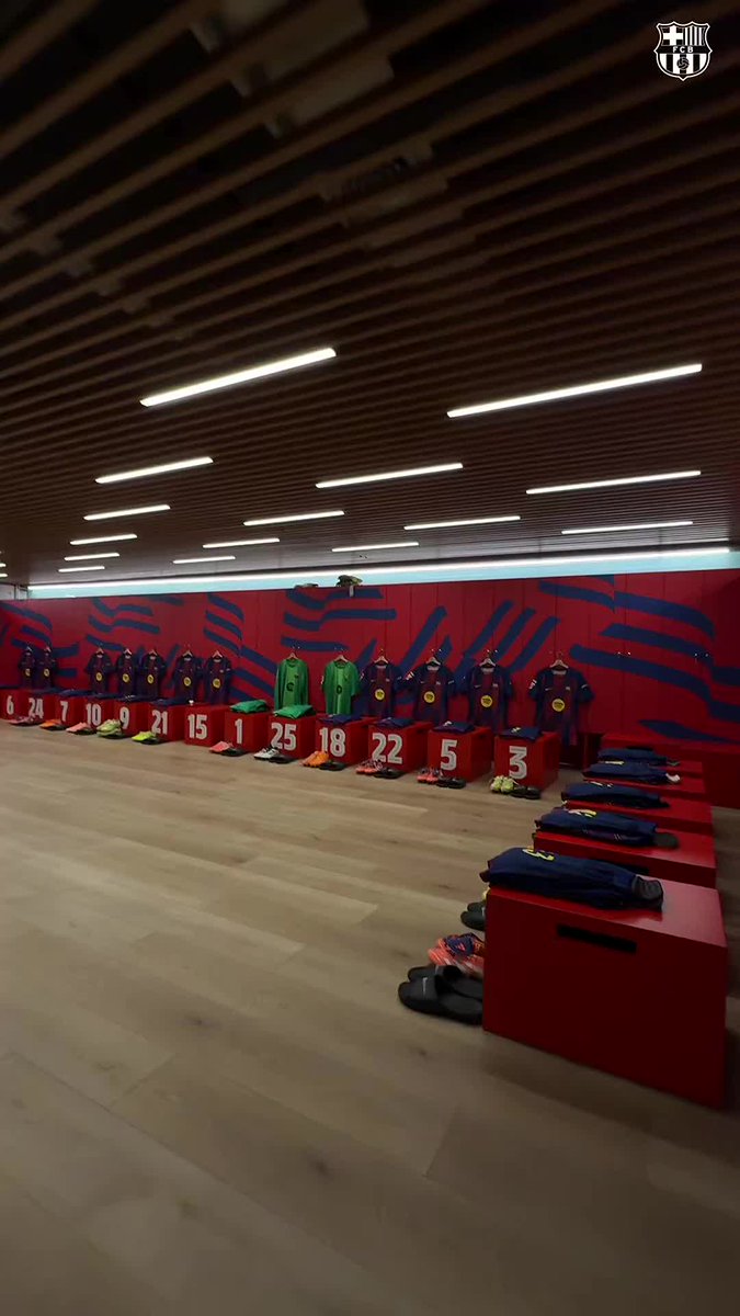 Welcome to our dressing room ๐โค #BarรงaElche