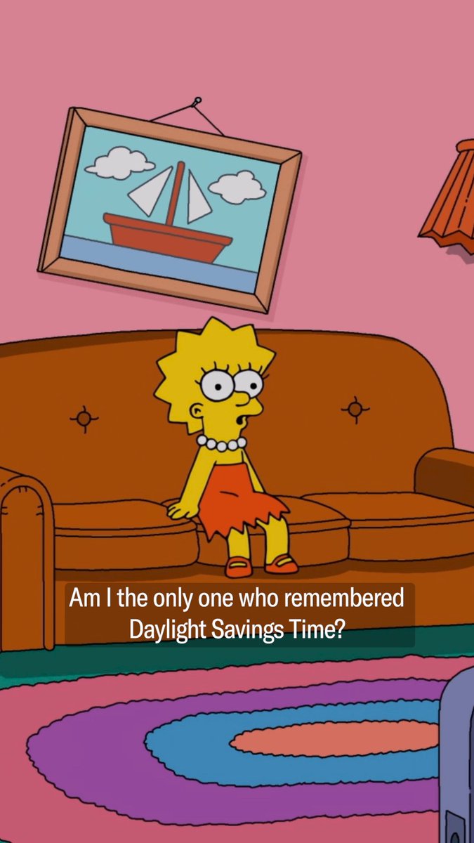 Remind us, Spring forward and Fall Back? #DaylightSavings