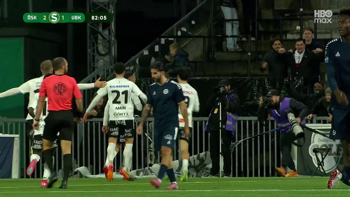 Ahmed Yasin! Örebro har tagit tillbaka ledningen mot Utsikten! ⚫️⚪️ 📲 Se matchen på HBO Max