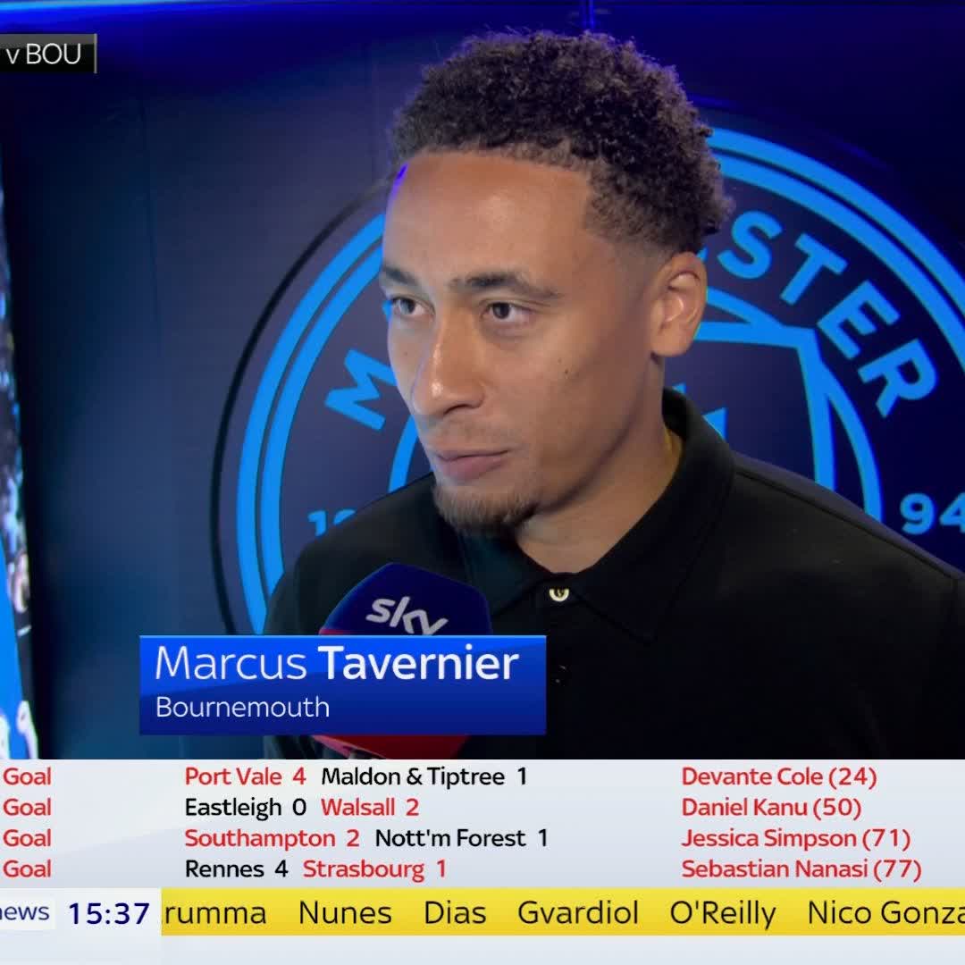 "The confidence is really high... one of the hardest places to go in the league" 🍒 Bournemouth's Marcus Tavernier ahead of his 100th match for the club against Man City.