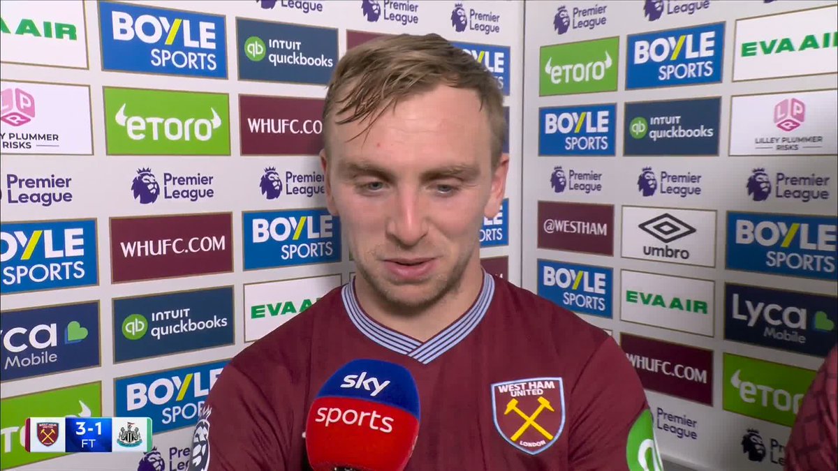 "We stuck at it" 😤 Jarrod Bowen says West Ham 'massively' needed that win today!