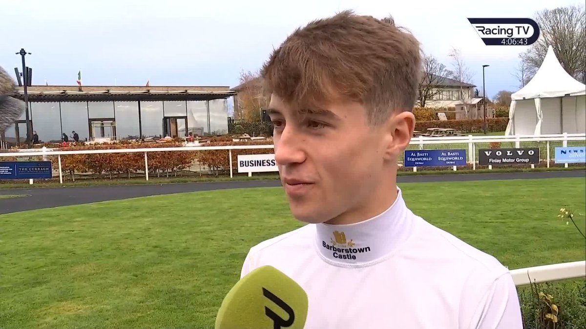 🗣️ "It's what dreams are made of." A must-watch interview with Dylan Browne McMonagle after he was officially crowned Irish champion jockey at the Curragh today 💕