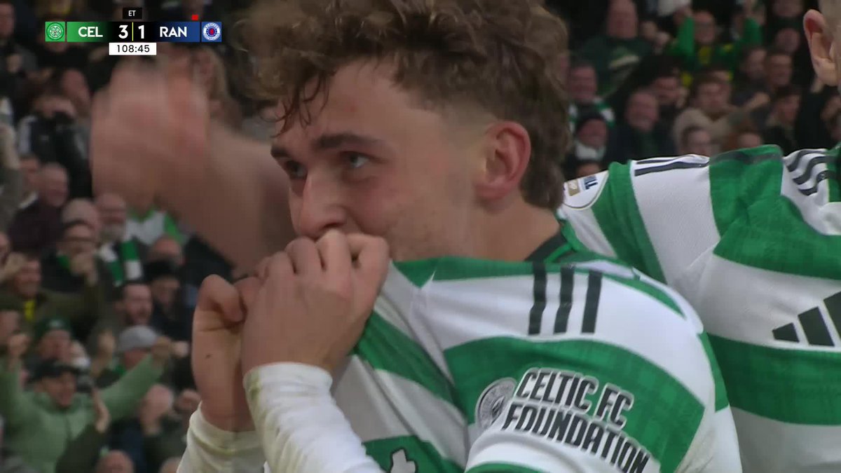 Callum Osmand with the goal that will surely seal it! ๐ฅ Not a bad way to get your first Celtic Football Club goal! ๐ #PremierSportsCup | SPFL