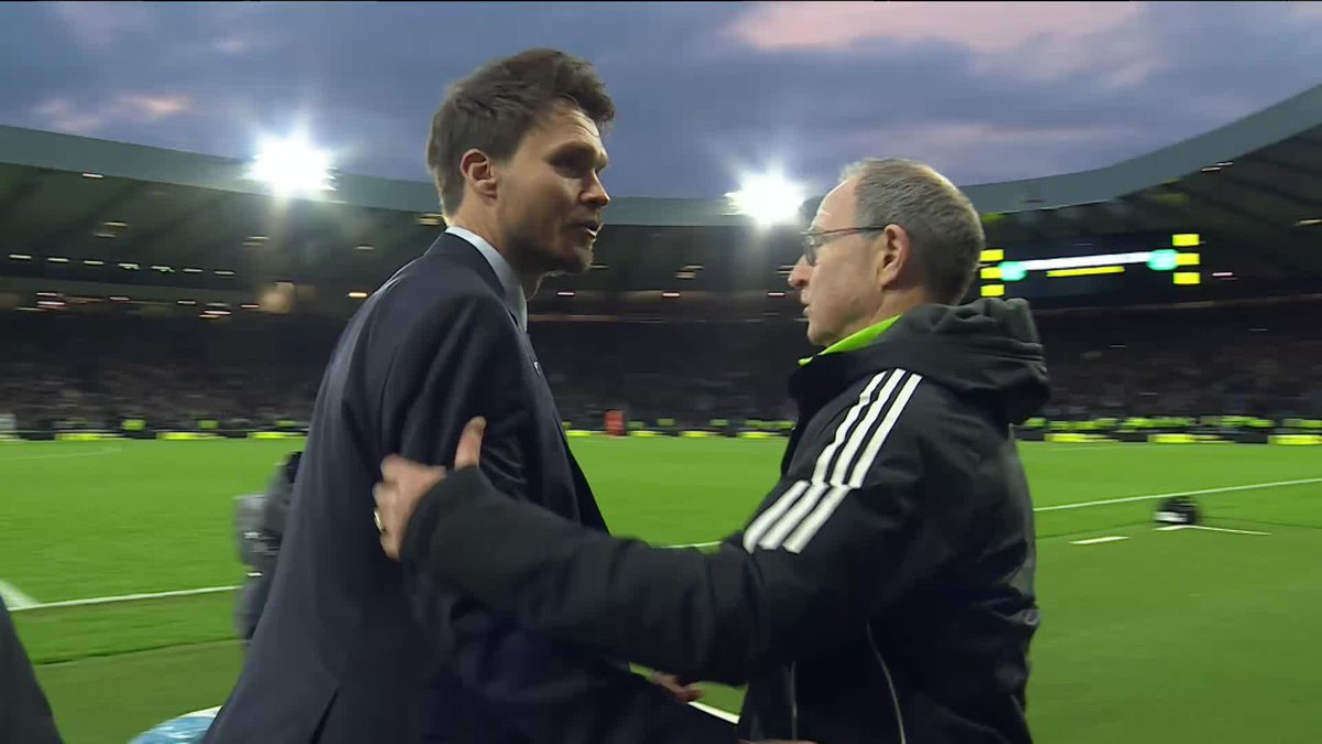 It's Martin O'Neill who comes out on top over Danny Röhl 👏 Celtic are #PremierSportsCup finalists once again 🍀