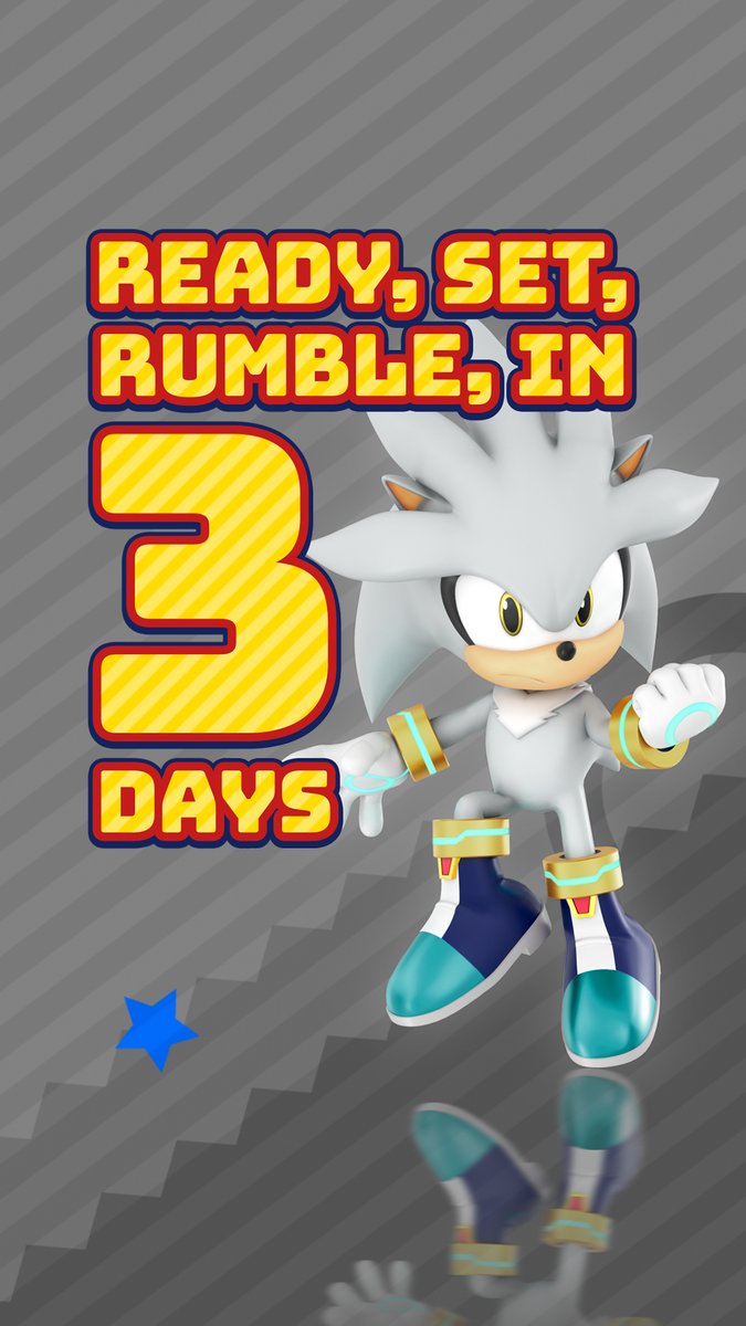 ✨ Three days left! Silver’s here to bend reality and change the game #SonicRumble