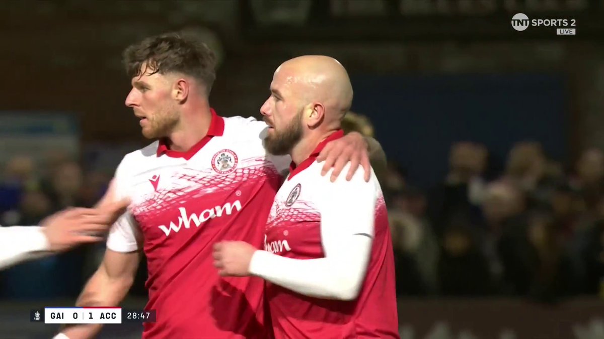 Paddy Madden gives Accrington Stanley the lead from close range against Gainsborough Trinity 🎯 📺 @TNTSports & discovery+ UK