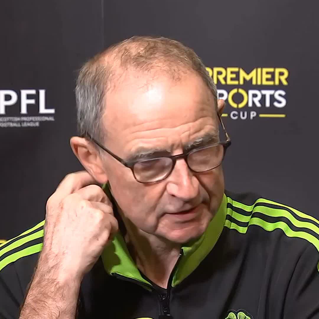 🗣️ "Secretly you would love to [lead the team out in the final]." 🗣️ "In a perverse sort of way I've enjoyed the two games." A "delighted" Martin O’Neill on Celtic's 3-1 semi-final win over Rangers, while also discussing the possibility of becoming permanent boss again ⤵️