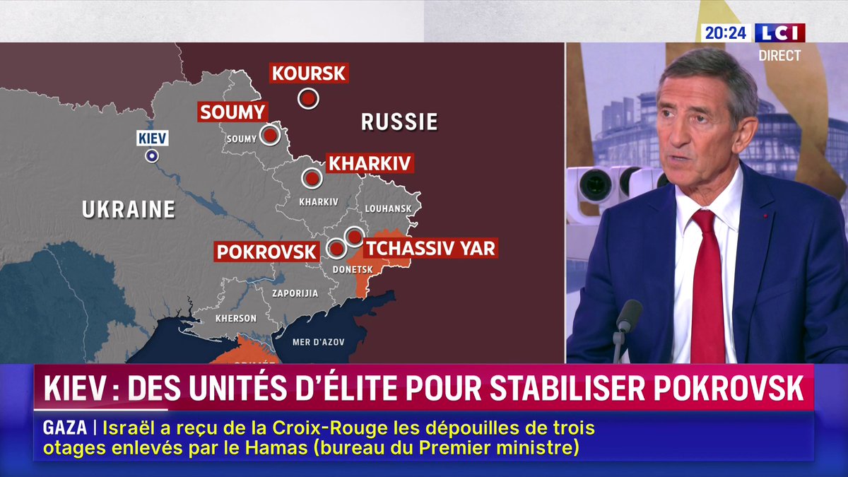 Guerre en Ukraine : pour les Russes, "Pokrovsk, sur le plan tactique, n'a pas une grande importance, mais sur le plan symbolique, (...) c'est extrêmement important", décrypte le général Patrick Dutartre. ▶️ avec Thomas Misrachi