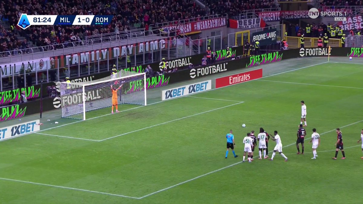 Paulo Dybala misses the chance to equalise from the spot ❌ What a save from Mike Maignan 🧤 📺 TNT Sports&amp; discovery+ UK